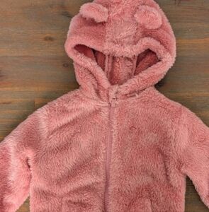 Old Navy Plush Coral Fleece Jacket